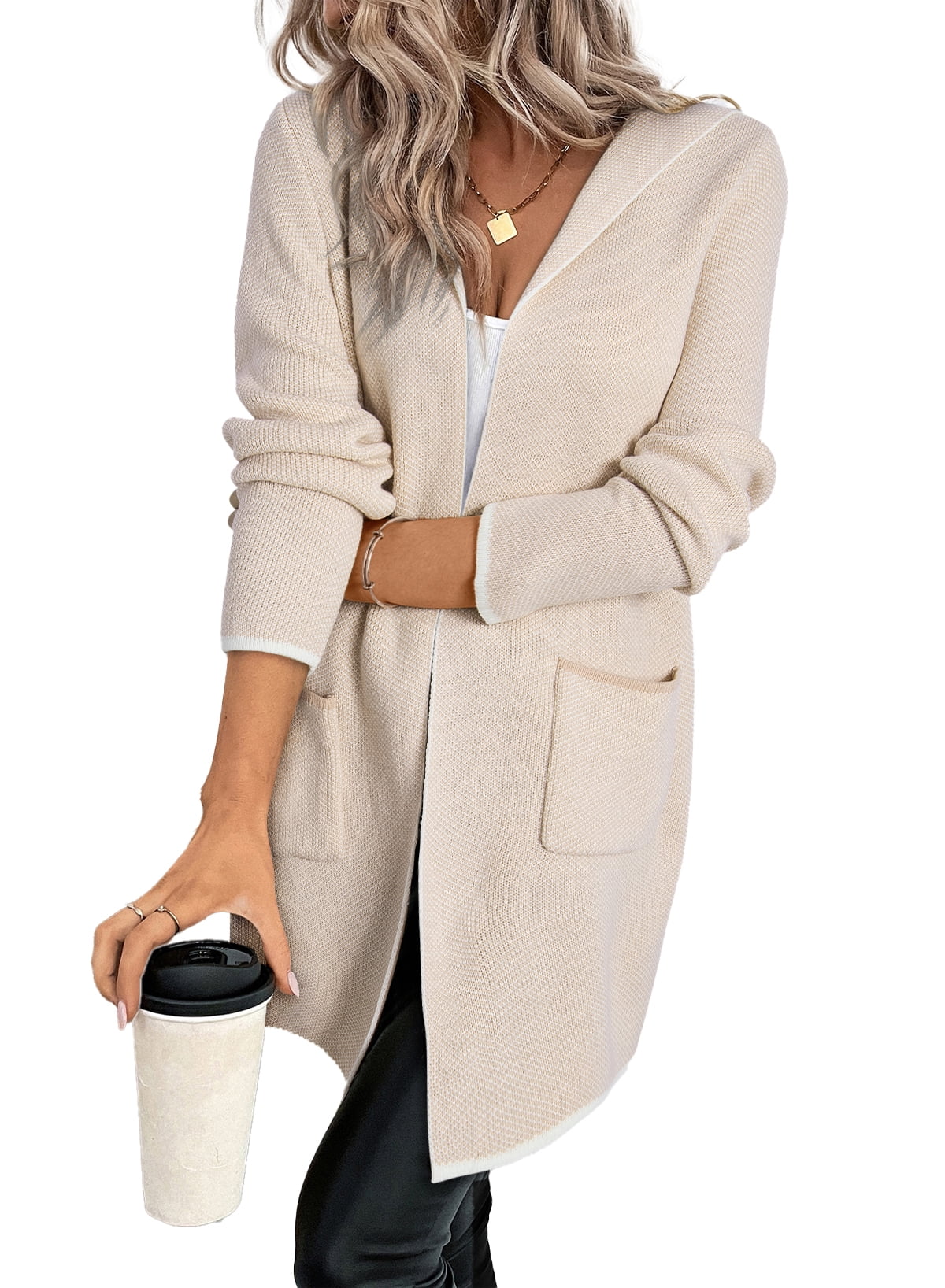 Women's Oversized Hooded Knitted Cardigan (Buy 2 Free Shipping)